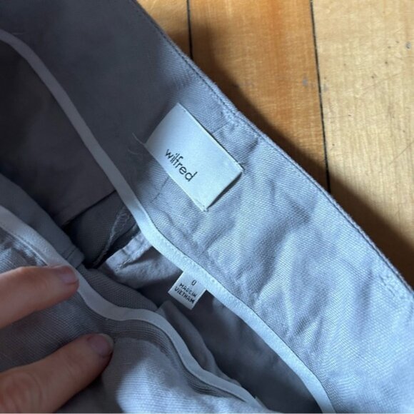 Aritzia Wilfred Jallade Grey Linen Blend Pants - Picture 8 of 12